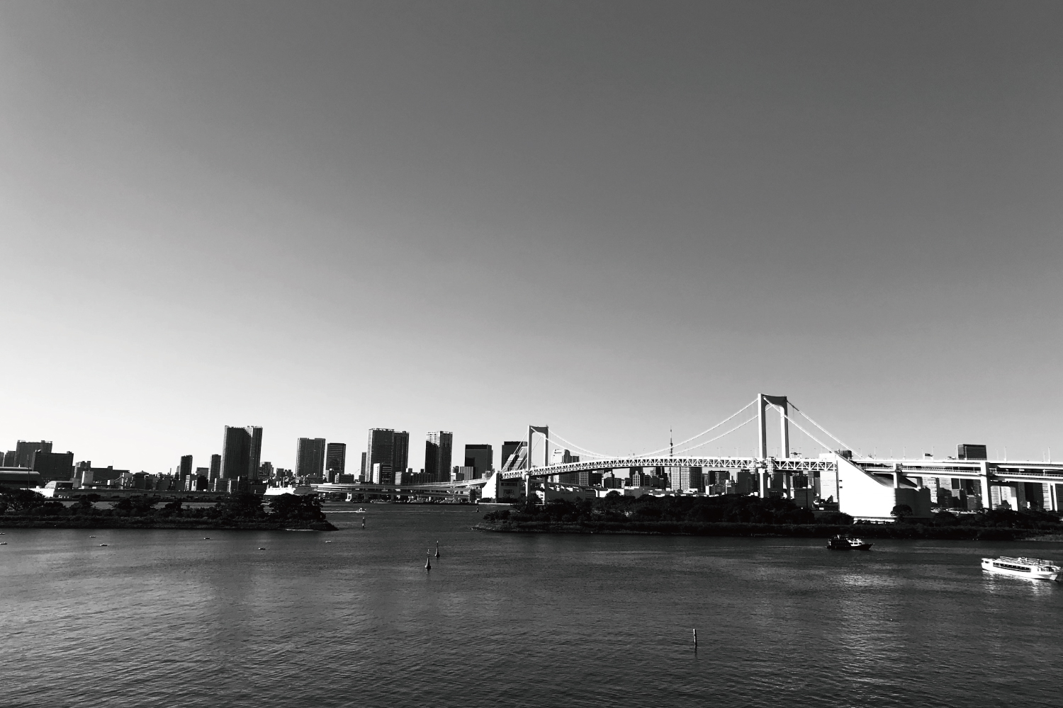 東京都港区お台場海浜公園の風景