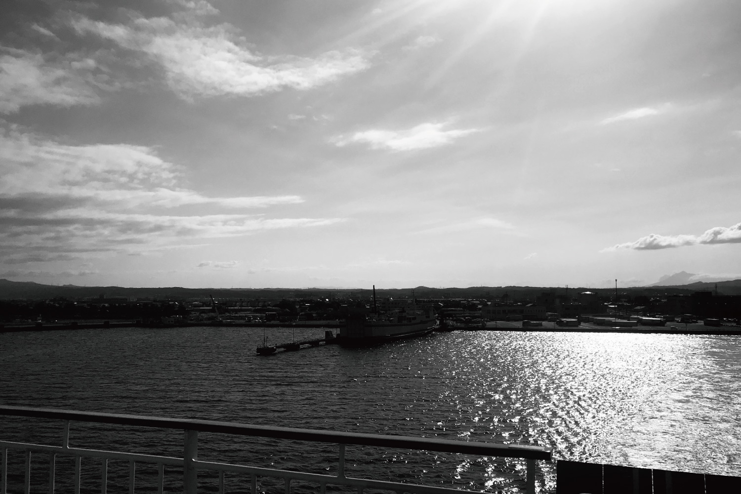 津軽海峡フェリー・後部デッキ