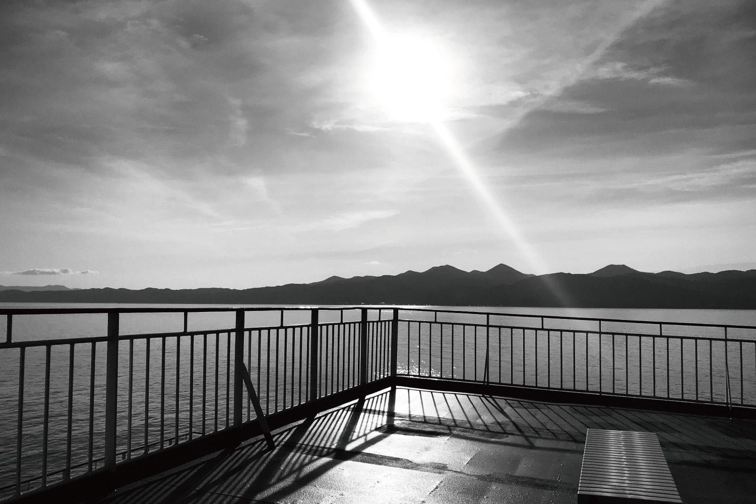 津軽海峡フェリー・後部デッキ