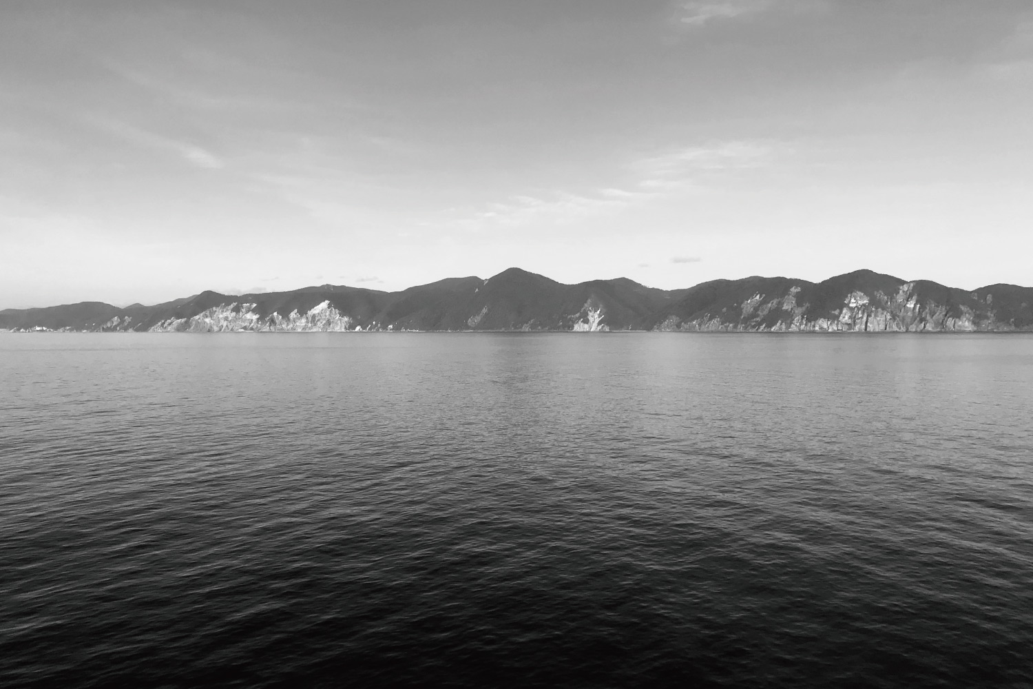 津軽海峡フェリー・東側デッキ